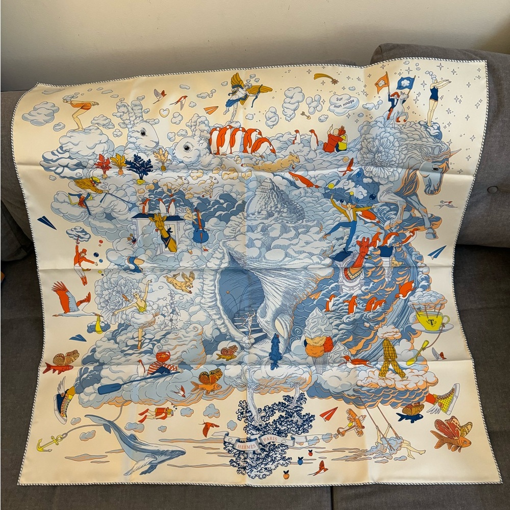 Hermes sur mon nuage scarf